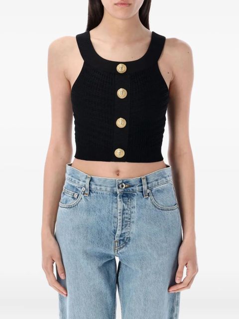 Balmain boat-neck top - Black - zdjęcie produktu nr 1