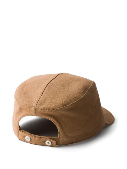 Prada old piqué baseball cap - Neutrals - zdjęcie produktu nr 2