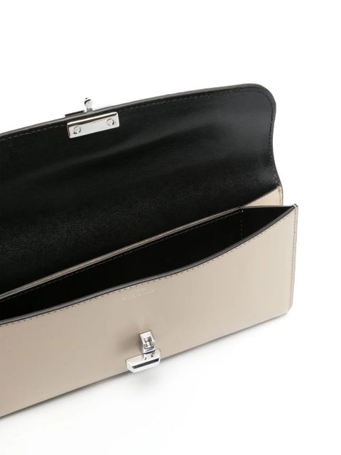 TOTEME T-lock leather wallet - Neutrals