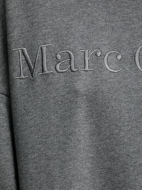 Marc O'Polo sukienka bawełniana kolor szary mini oversize 600407359001