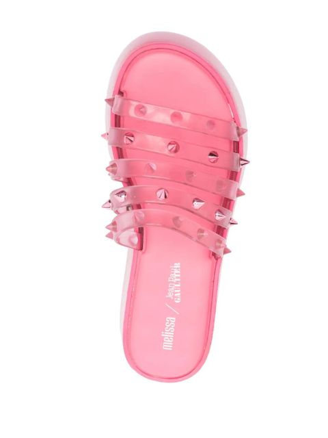 Jean Paul Gaultier x Melissa Punk Love Becky platform slides - Pink