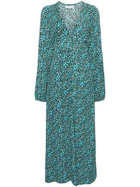 Faithfull the Brand Venados floral-print midi dress - Blue - zdjęcie produktu nr 1