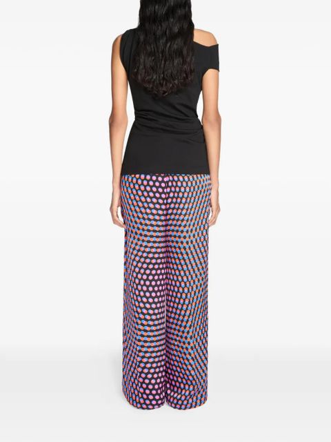 DRIES VAN NOTEN off-shoulder jersey top - Black