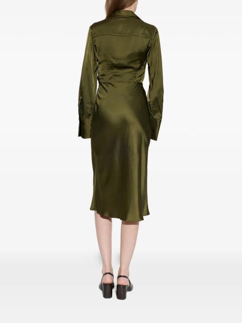 Blumarine satin dress - Green