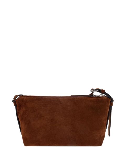 Moschino suede shoulder bag - Brown