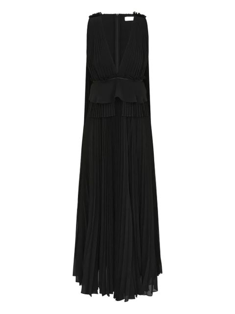 ZIMMERMANN Memento pleated gown - Black - zdjęcie produktu nr 1