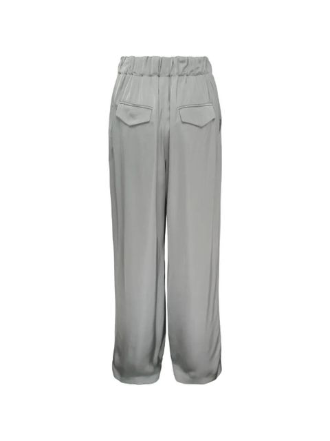 Jil Sander elasticated-waistband palazzo pants - Grey - zdjęcie produktu nr 2
