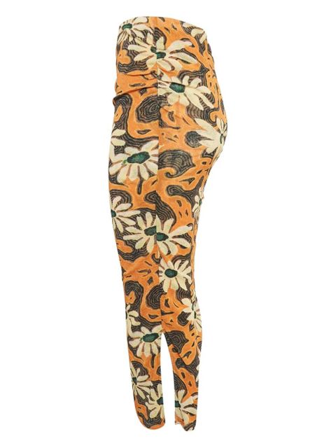 Nanushka daisy swirl skirt - Orange