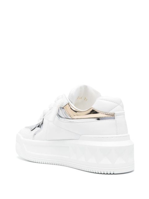 Valentino Garavani logo-print sneakers - White