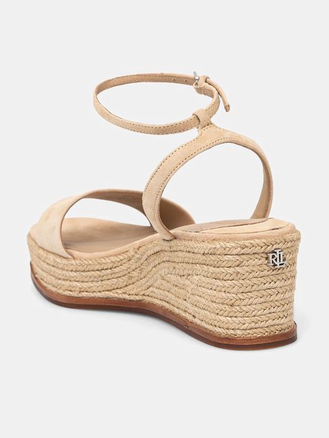 Lauren Ralph Lauren sandały zamszowe Leona