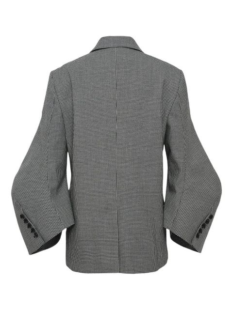 Comme Des Garçons houndstooth check pattern jacket - Black - zdjęcie produktu nr 2