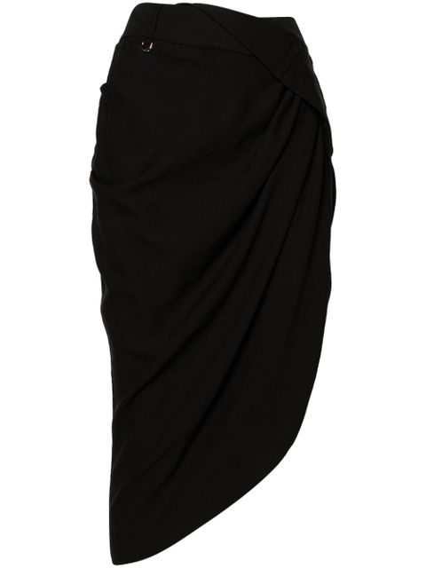 Jacquemus La Jupe Saudade asymmetric skirt - Black - zdjęcie produktu nr 1