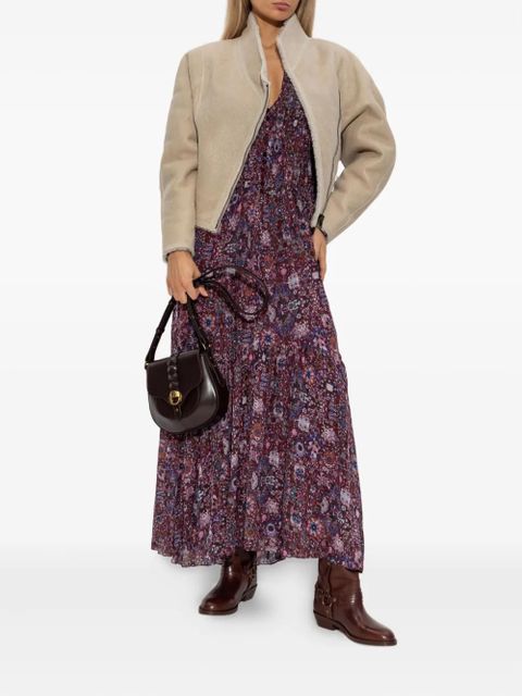 MARANT ÉTOILE floral-print maxi dress - Purple - zdjęcie produktu nr 2