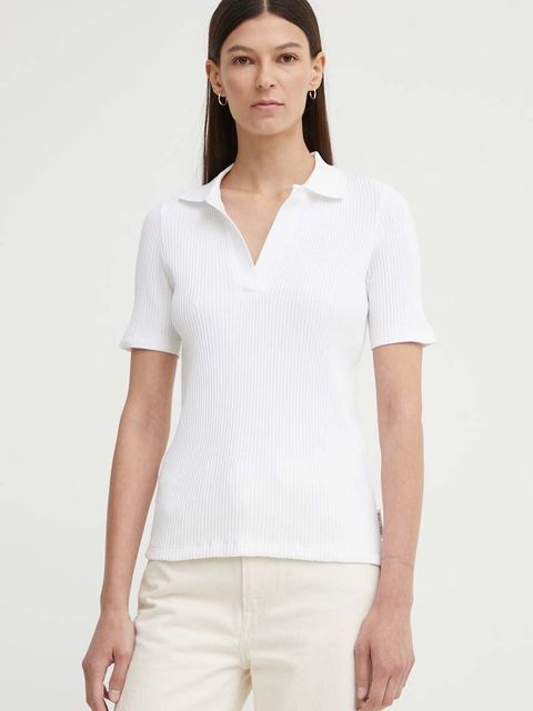 Marc O'Polo polo damski kolor biały 404232953029