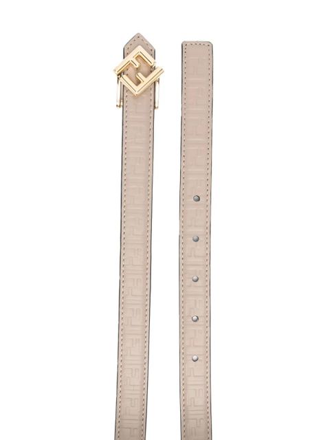 FENDI monogram leather belt - Neutrals - zdjęcie produktu nr 2