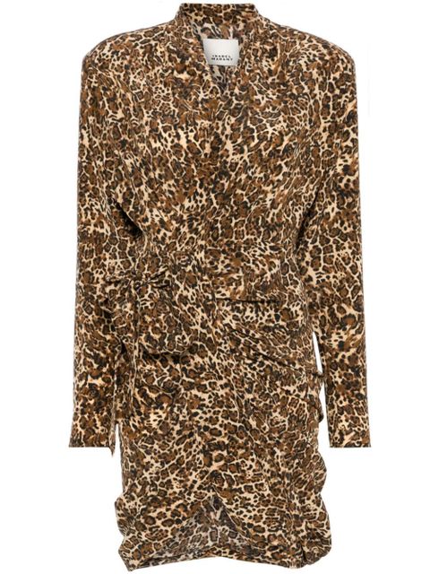 ISABEL MARANT Cleora mini dress - Brown - zdjęcie produktu nr 1