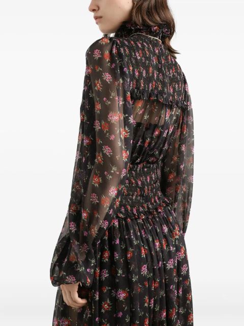 Dolce & Gabbana floral maxi dress - Black