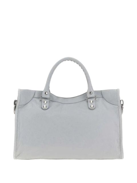 Balenciaga Le City leather tote bag - Grey