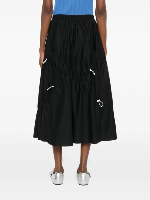 Moschino gathered tie skirt - Black