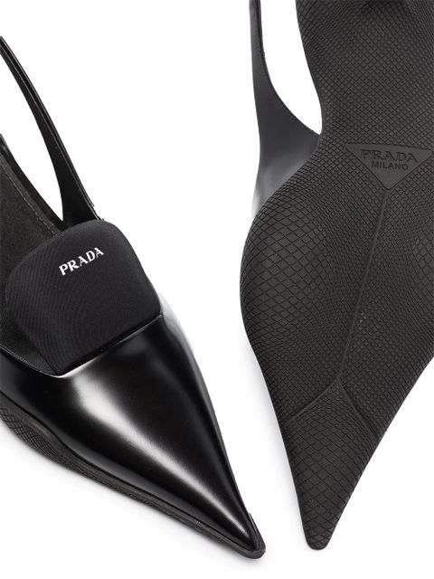 Prada 45mm slingback pumps - Black