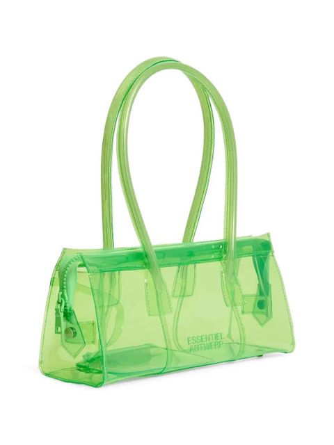 Essentiel Antwerp clear zipped shoulder bag - Green