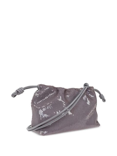 LOEWE sequin-embellished shoulder bag - Grey