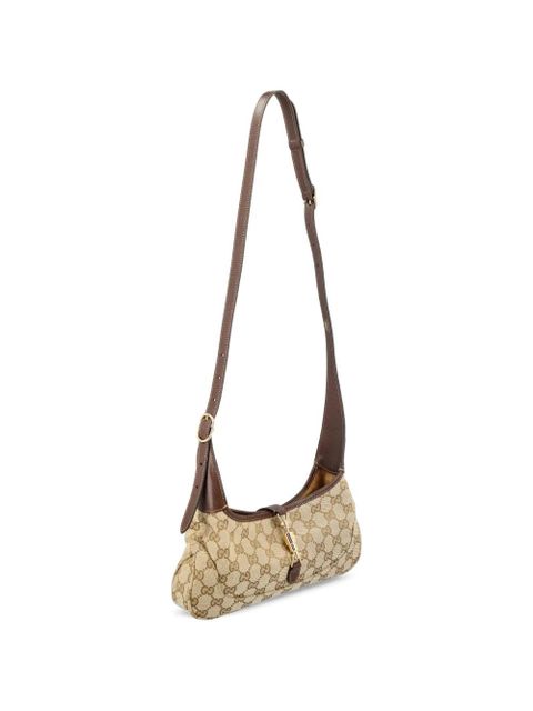 Gucci small Jackie Slim canvas shoulder bag - Neutrals
