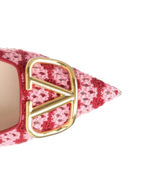 Valentino Garavani VLogo slingback sandals - Red