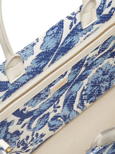 Versace large Barocco Athena tote bag - Blue
