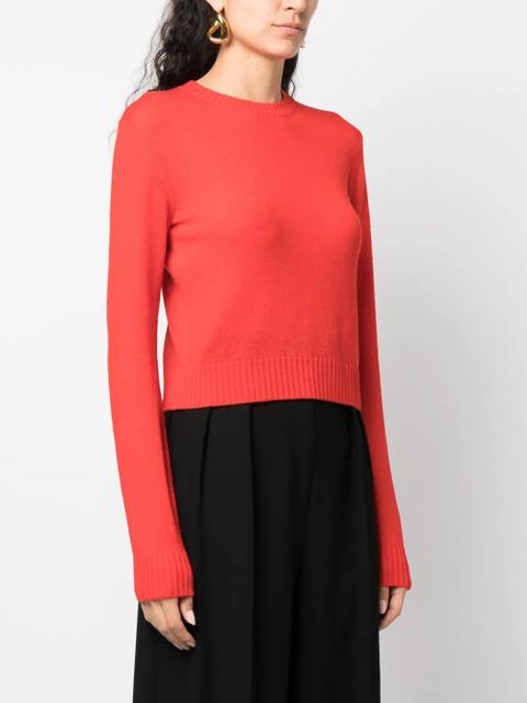 Jil Sander crew-neck sweater - Red - zdjęcie produktu nr 2