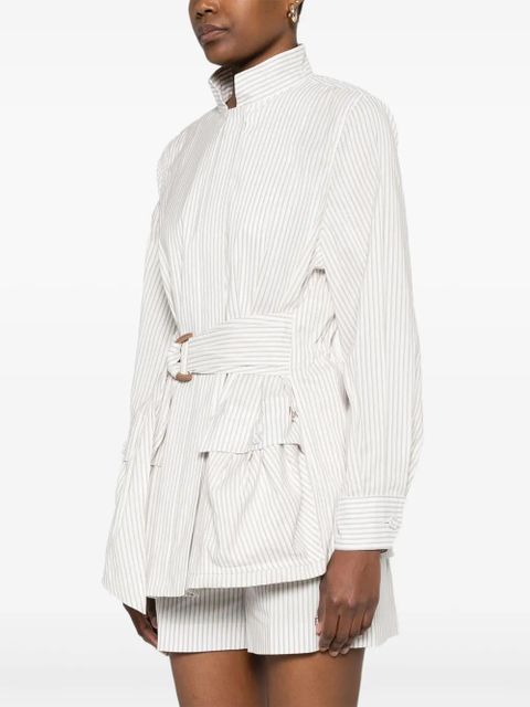 FENDI striped jacket - White