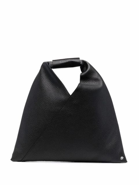 MM6 Maison Margiela Japanese leather tote bag - Black - zdjęcie produktu nr 1