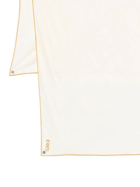 ERES logo-embroidered scarf - Neutrals