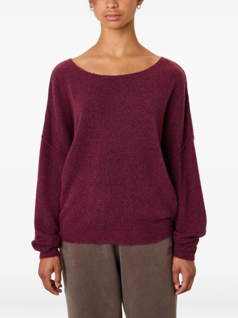 American Vintage Damsville boat-neck ribbed sweater - Red - zdjęcie produktu nr 2