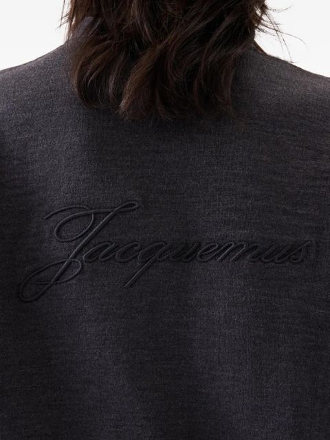 Jacquemus V-neck wool cardigan - Grey