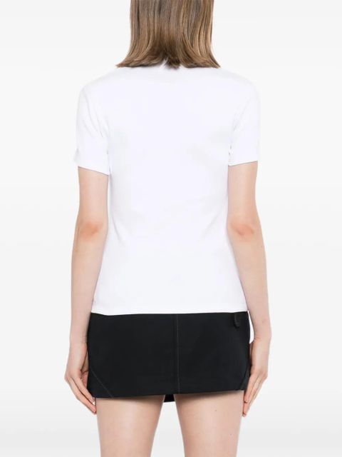 Off-White off stamp ribbed T-shirt