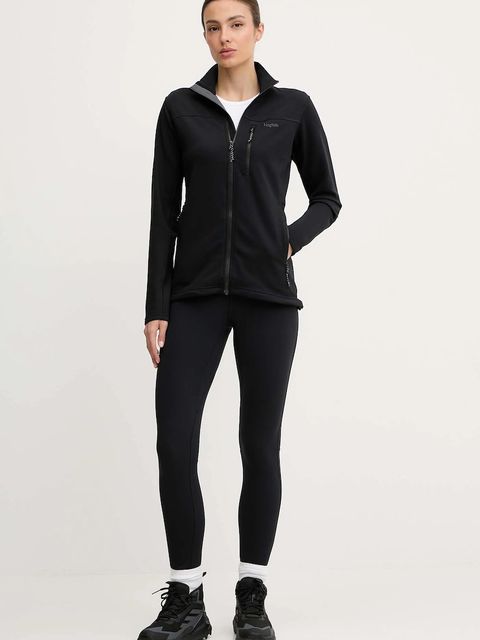 Haglöfs legginsy sportowe Rosson damskie kolor czarny gładkie 607785 - zdjęcie produktu nr 2