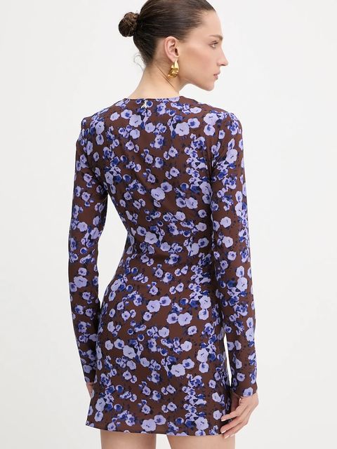 Patrizia Pepe sukienka kolor brązowy mini dopasowana 8A1581 A636 - zdjęcie produktu nr 2