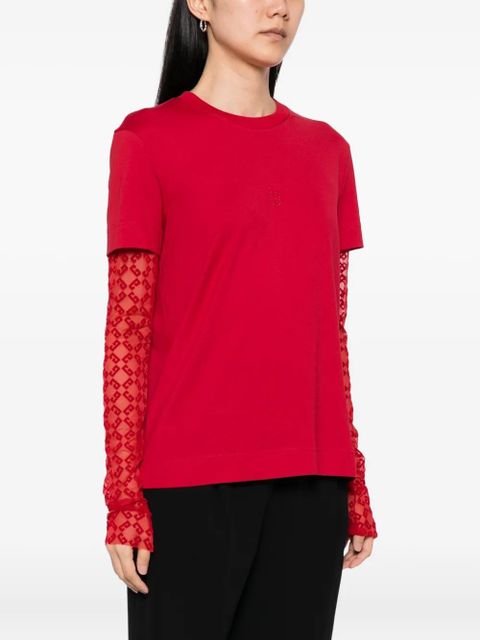 Givenchy logo-embroidered T-shirt