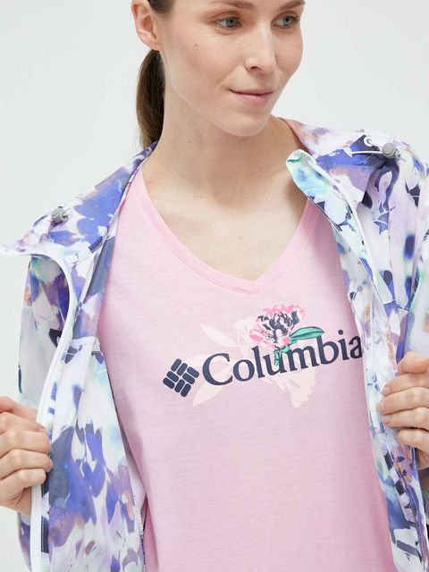 Columbia kurtka damska kolor multicolor przejściowa