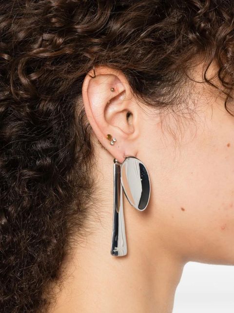 Jean Paul Gaultier spoon-shaped earrings - Silver