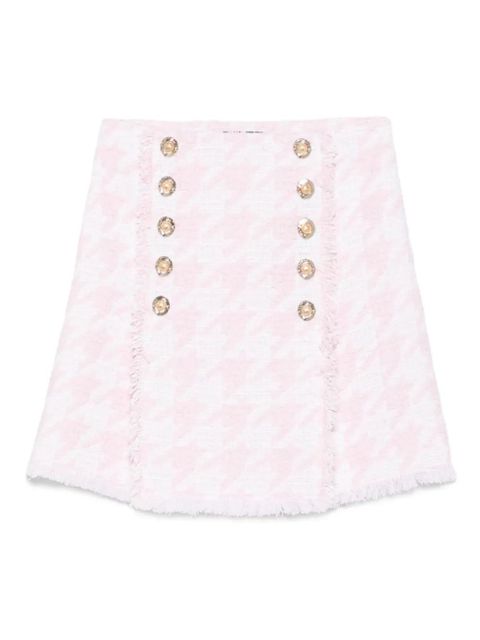 Balmain tweed mini skirt - Pink - zdjęcie produktu nr 1