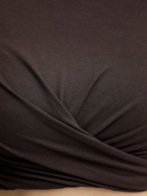 La Mania bluzka KADDY damskie kolor brązowy KADDY