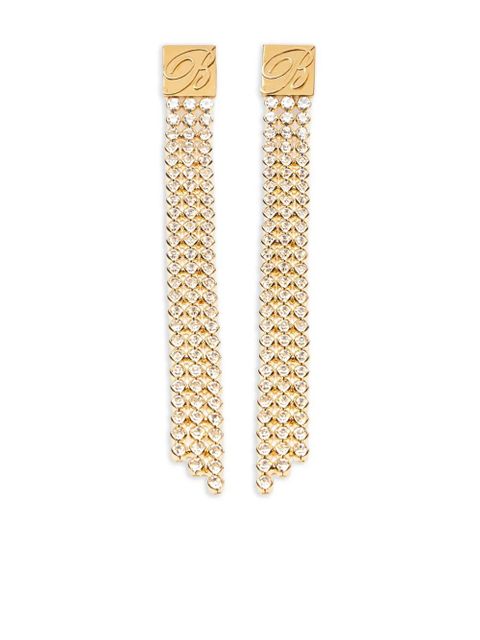 Blumarine crystal-embellished earrings - Gold - zdjęcie produktu nr 1