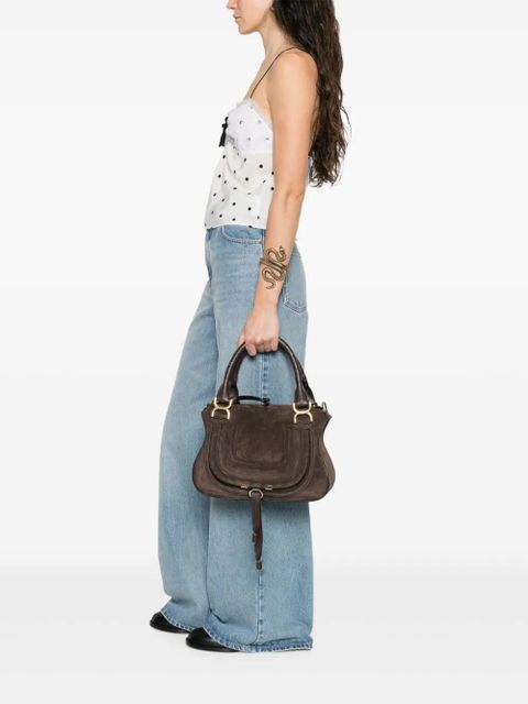 Chloé small Marcie tote bag - Brown - zdjęcie produktu nr 2