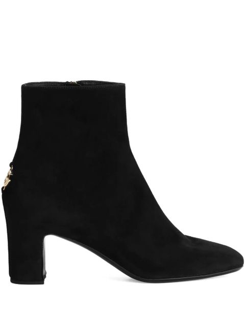 Dolce & Gabbana DG logo suede boots - Black - zdjęcie produktu nr 1