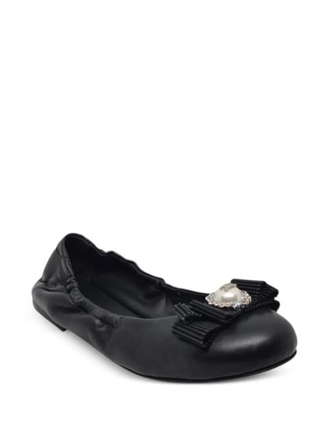 Casadei embellished ballet flats - Black - zdjęcie produktu nr 2