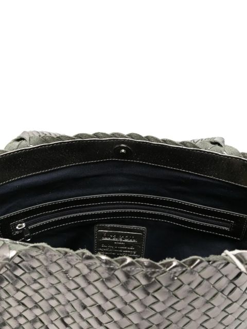 DRAGON DIFFUSION top handle tote bag - Silver