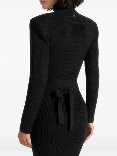 Manière De Voir Hana tie-waist maxi dress - Black