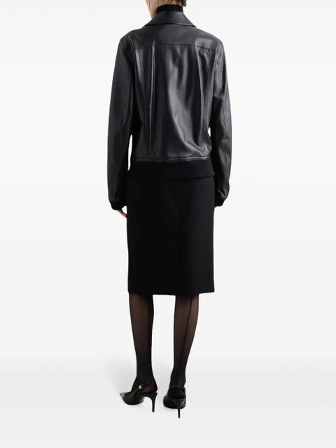 Dolce & Gabbana leather jacket - Black